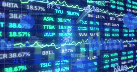 Stock Market Analysis Dashboard Display Trends Alerts
