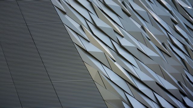 Abstract Architectural Facade with Geometric Patterns - Download Free Stock Photos Pikwizard.com