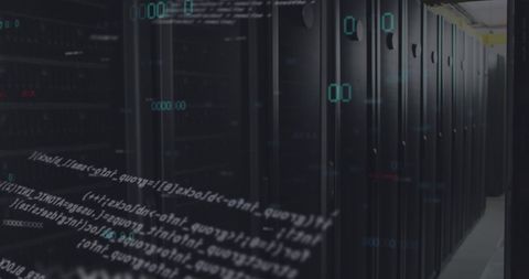 Data Processing on Advanced Computer Servers in a Data Center - Download Free Stock Images Pikwizard.com