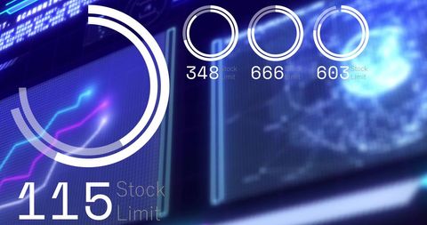 Futuristic Data Visualization with Technological Graphs - Download Free Stock Images Pikwizard.com