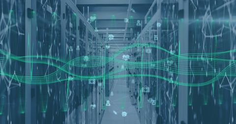 Futuristic Healthcare Technology in Virtual Server Room - Download Free Stock Images Pikwizard.com