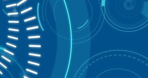 Futuristic Digital Blue Interface Background - Download Free Stock Images Pikwizard.com