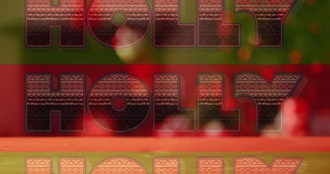 Festive Christmas Greeting with Tree and Fairy Lights