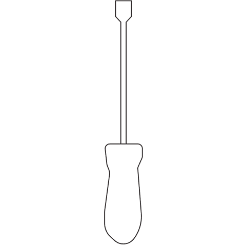 screwdriver outline transparent illustration for tools and repairs - Download Free Stock Videos Pikwizard.com