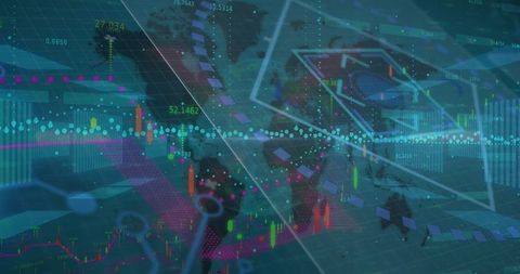 Global Financial Data and Technology Visualization Concept - Download Free Stock Images Pikwizard.com