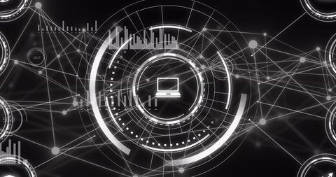 futuristic digital network with abstract connections - Download Free Stock Images Pikwizard.com