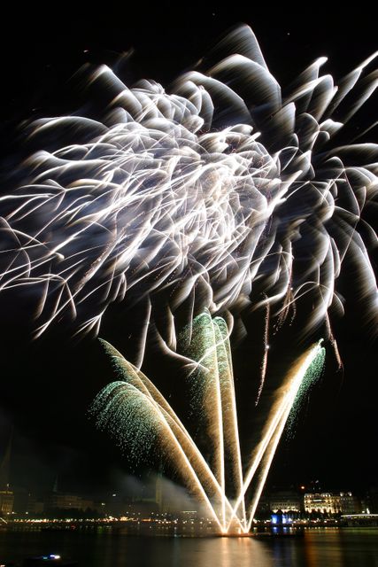 Spectacular Fireworks Display Lighting Up Night Sky - Download Free Stock Photos Pikwizard.com