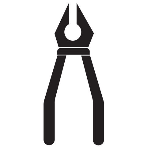 abstract pliers silhouette on transparent background - Download Free Stock Videos Pikwizard.com