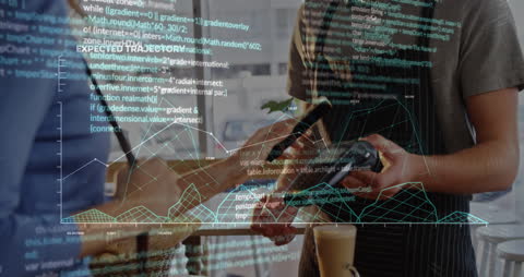 Contactless Payment Processing with Financial Data Overlay