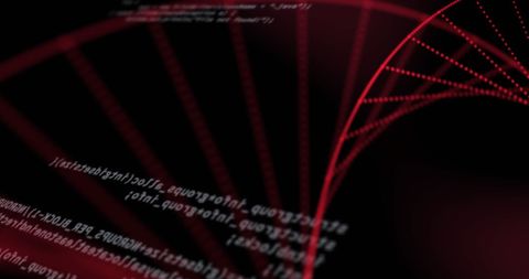 Futuristic Digital Interface with Red Graphical Lines - Download Free Stock Images Pikwizard.com