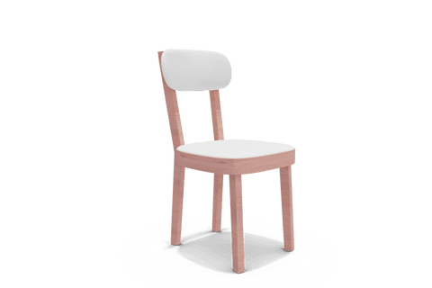 Transparent 3D Wooden Chair with Cushioned Seat and Backrest - Download Free Stock Videos Pikwizard.com