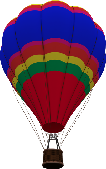 Transparent Multicolored Hot Air Balloon on Clear Sky - Download Free Stock Videos Pikwizard.com