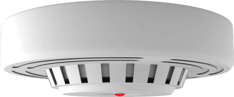 Transparent Smoke Alarm with Red Button for Domestic Safety Concepts - Download Free Stock Videos Pikwizard.com