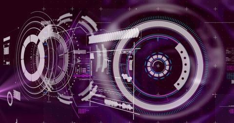 Futuristic Digital Interface with AI Elements and Data Visualization - Download Free Stock Images Pikwizard.com