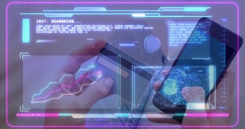 Business Data Integration with Technology Highlighting COVID-19 Impact - Download Free Stock Images Pikwizard.com