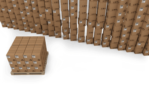 stacked cardboard boxes on warehouse pallet transparent background - Download Free Stock Videos Pikwizard.com