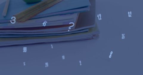 Digital Integration in Education Concept with Overlapping Numbers - Download Free Stock Images Pikwizard.com