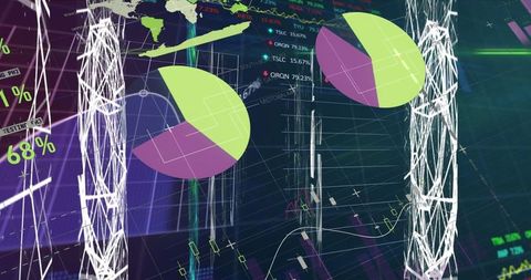 Dynamic Global Technology Interface with Network and Charts