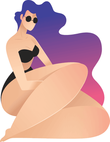 Modern Summer Vibes Illustration on Transparent Background - Download Free Stock Videos Pikwizard.com