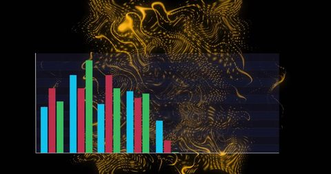 Dynamic Data Visualization with Abstract Light Trails - Download Free Stock Images Pikwizard.com
