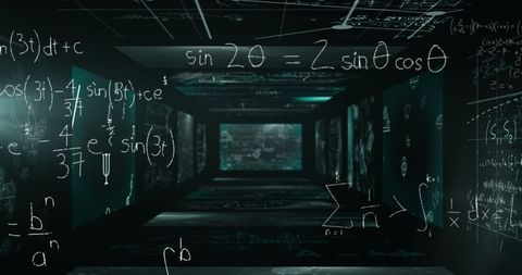 Digital Equations With Study Interface in Technology Environment - Download Free Stock Images Pikwizard.com