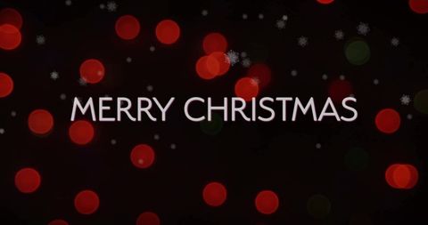 Merry Christmas Message with Red Festive Background - Download Free Stock Images Pikwizard.com