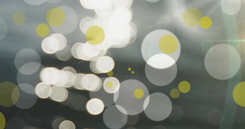 Abstract Glowing Light Spots on Grey Background - Download Free Stock Images Pikwizard.com