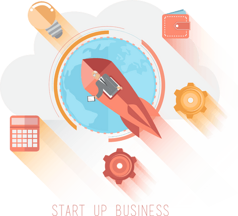 transparent startup business rocket launch illustration - Download Free Stock Videos Pikwizard.com