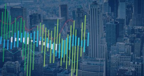 Dynamic Digital Data Integration with Urban Landscape - Download Free Stock Images Pikwizard.com