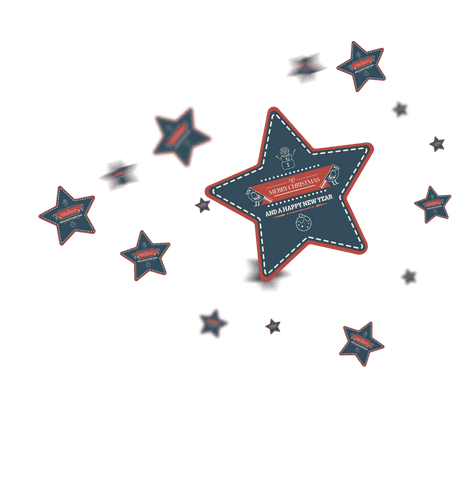 festive dark star design with holiday greetings on transparent - Download Free Stock Videos Pikwizard.com