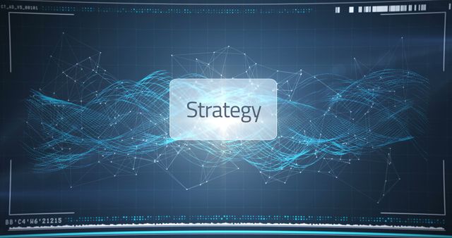 Futuristic Digital Strategy Concept with Data Visualization - Download Free Stock Images Pikwizard.com