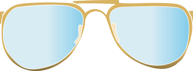 Gold Glasses Frames on Transparent Background Vector Illustration for Eye Protection - Download Free Stock Videos Pikwizard.com