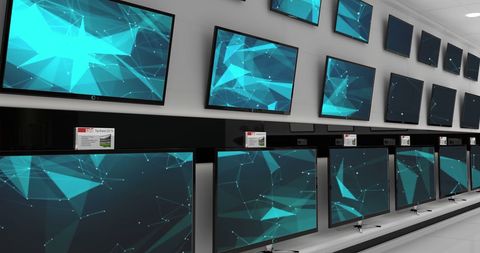 Digital Connection Network on Multiple Television Screens