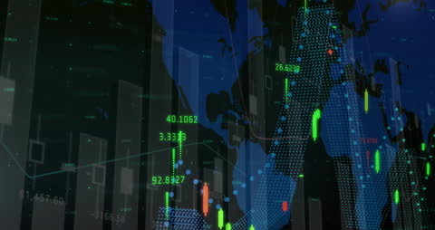 Global Financial Data Digital Interface Illustration