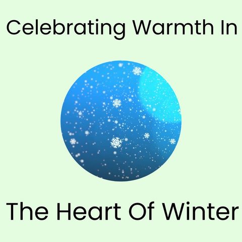 Celebrating Winter with Blue Snowflake Sky - Download Free Stock Templates Pikwizard.com