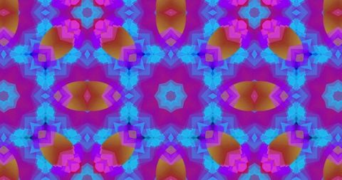 Colorful Kaleidoscope Pattern with Vibrant Symmetry - Download Free Stock Images Pikwizard.com