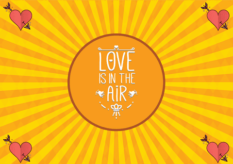 Love Is in the Air Text with Vibrant Hearts on Transparent Background - Download Free Stock Videos Pikwizard.com