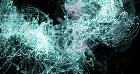 Hypnotic Motion of Green Light Trails - Download Free Stock Images Pikwizard.com