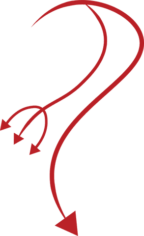 Curved Red Arrows on Transparent Background Vector Illustration - Download Free Stock Videos Pikwizard.com
