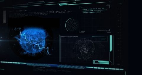 Digital Interface for COVID-19 Research with Medical Data Graphics - Download Free Stock Images Pikwizard.com