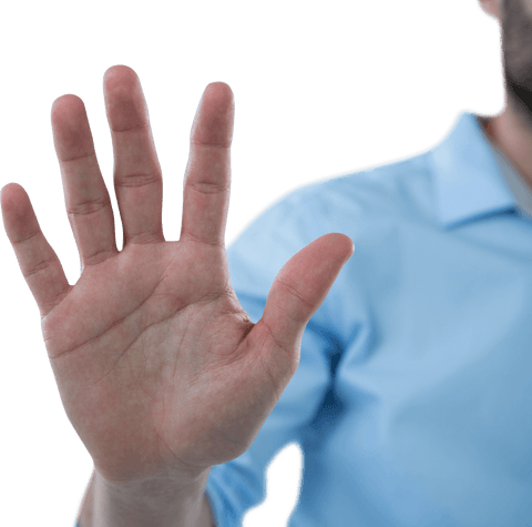 Transparent Isolated Man’s Hand Touch Gesture Display Technology - Download Free Stock Videos Pikwizard.com