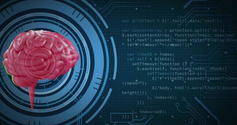 Futuristic Brain Technology with Digital Data Analysis - Download Free Stock Images Pikwizard.com