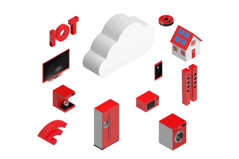 transparent cloud computing with network iot devices illustration - Download Free Stock Videos Pikwizard.com