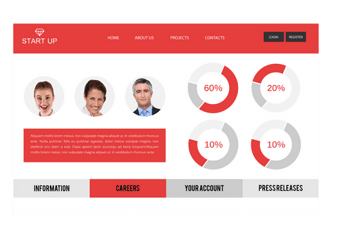 digital transparent startup interface with analytics - Download Free Stock Videos Pikwizard.com