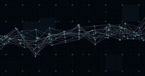 Digital Network Connections Against Dark Background - Download Free Stock Images Pikwizard.com