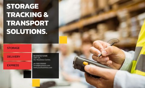 Logistics Solutions with Efficient Package Scanning and Inventory Management - Download Free Stock Templates Pikwizard.com