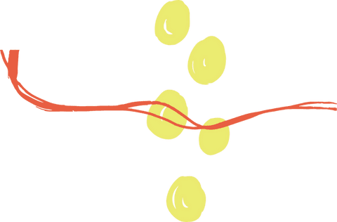 red ribbon crossing transparent yellow circles minimalist art - Download Free Stock Videos Pikwizard.com