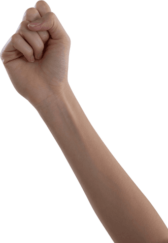 transparent close-up of hand forming fist symbolizing strength - Download Free Stock Videos Pikwizard.com