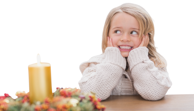 Joyful Child With Candle Celebration Transparent Background - Download Free Stock Videos Pikwizard.com