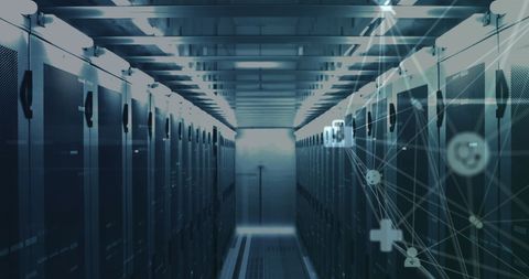 Innovative Medical Research Technology in Data Center - Download Free Stock Images Pikwizard.com